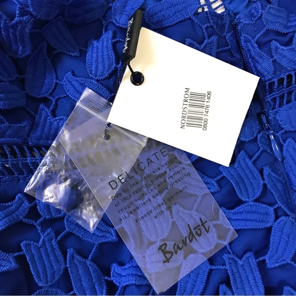 NWT Bardot Gemma Dress in Cobalt Blue - Picture 16 of 16